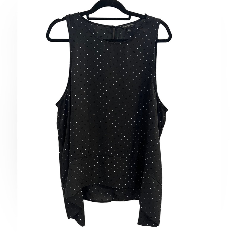 Banana Republic Polka Dot Sleeveless Top - Size XL
